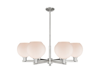 Arcadia Six Light Chandelier in Satin Nickel (405|716-6CR-SN-G121-8)