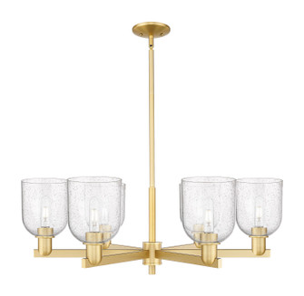Arcadia Six Light Chandelier in Satin Gold (405|716-6CR-SG-G558-6SDY)