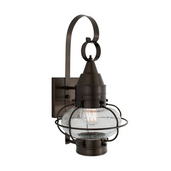 Classic Onion One Light Wall Mount in Bronze With Seedy Glass (185|1513-BR-SE)