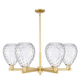 Arcadia Six Light Chandelier in Satin Gold (405|716-6CR-SG-G372)