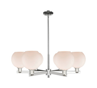 Arcadia Six Light Chandelier in Polished Nickel (405|716-6CR-PN-G121-8)