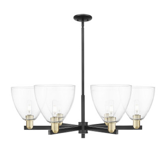 Arcadia Six Light Chandelier in Black Antique Brass (405|716-6CR-BAB-GBD-92)