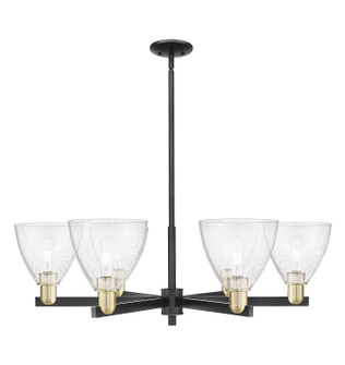 Arcadia Six Light Chandelier in Black Antique Brass (405|716-6CR-BAB-GBD-754)