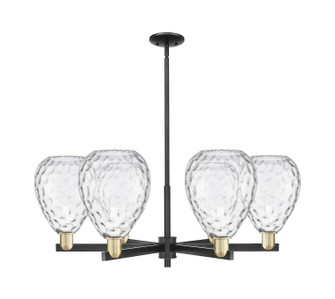 Arcadia Six Light Chandelier in Black Antique Brass (405|716-6CR-BAB-G372)