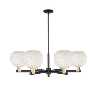 Arcadia Six Light Chandelier in Black Antique Brass (405|716-6CR-BAB-G1216-8WM)