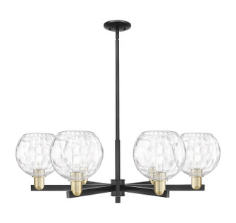 Arcadia Six Light Chandelier in Black Antique Brass (405|716-6CR-BAB-G1215-8)