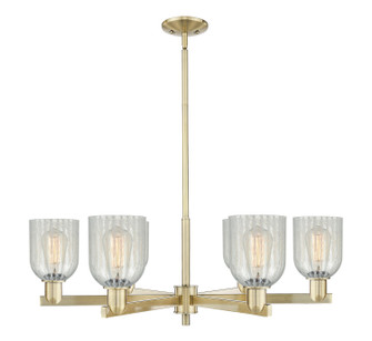 Arcadia Six Light Chandelier in Antique Brass (405|716-6CR-AB-G2511)