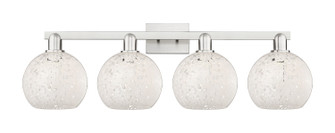 Arcadia Four Light Bath Vanity in Brushed Satin Nickel (405|716-4W-SN-G1216-8WM)