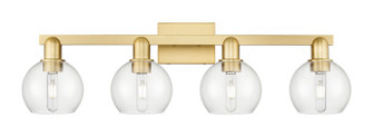 Arcadia Four Light Bath Vanity in Satin Gold (405|716-4W-SG-G122-6)