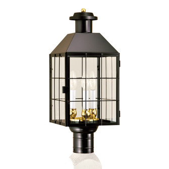 American Heritage Three Light Post Mount in Black (185|1056-BL-CL)