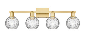 Arcadia Four Light Bath Vanity in Satin Gold (405|716-4W-SG-G1215-6)