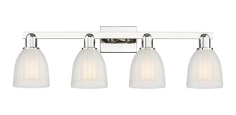Arcadia Four Light Bath Vanity in Polished Nickel (405|716-4W-PN-G441)