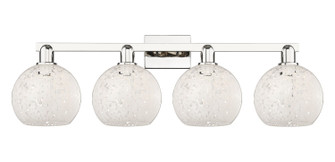 Arcadia Four Light Bath Vanity in Polished Nickel (405|716-4W-PN-G1216-8WM)