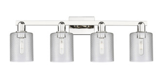 Arcadia Four Light Bath Vanity in Polished Nickel (405|716-4W-PN-G112)