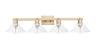 Arcadia Four Light Bath Vanity in Champagne Bronze (405|716-4W-CB-G132)