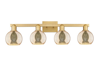 Arcadia Four Light Bath Vanity in Brushed Brass (405|716-4W-BB-G128-6)