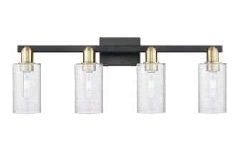 Arcadia Four Light Bath Vanity in Black Antique Brass (405|716-4W-BAB-G804)