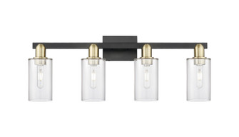 Arcadia Four Light Bath Vanity in Black Antique Brass (405|716-4W-BAB-G802)