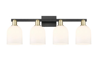 Arcadia Four Light Bath Vanity in Black Antique Brass (405|716-4W-BAB-G558-6GWH)