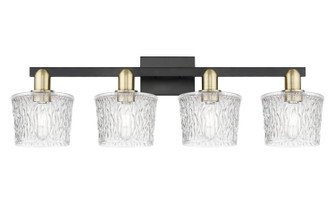 Arcadia Four Light Bath Vanity in Black Antique Brass (405|716-4W-BAB-G402)