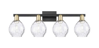 Arcadia Four Light Bath Vanity in Black Antique Brass (405|716-4W-BAB-G362)