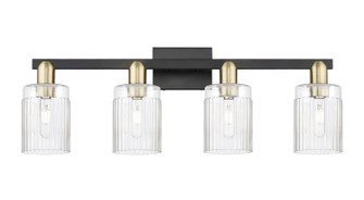 Arcadia Four Light Bath Vanity in Black Antique Brass (405|716-4W-BAB-G342)