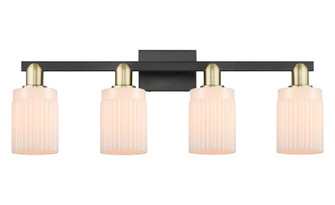 Arcadia Four Light Bath Vanity in Black Antique Brass (405|716-4W-BAB-G341)