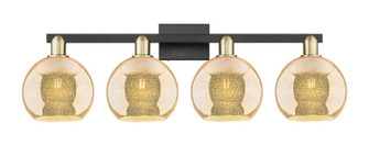 Arcadia Four Light Bath Vanity in Black Antique Brass (405|716-4W-BAB-G128-8)
