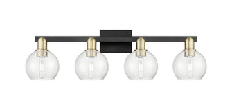 Arcadia Four Light Bath Vanity in Black Antique Brass (405|716-4W-BAB-G124-6)