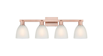 Arcadia Four Light Bath Vanity in Antique Copper (405|716-4W-AC-G381)