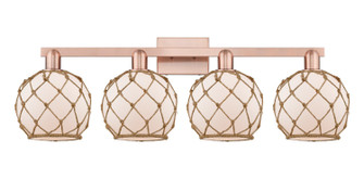 Arcadia Four Light Bath Vanity in Antique Copper (405|716-4W-AC-G121-8RB)