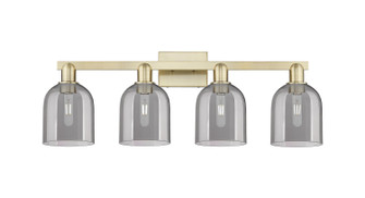 Arcadia Four Light Bath Vanity in Antique Brass (405|716-4W-AB-G558-6SM)