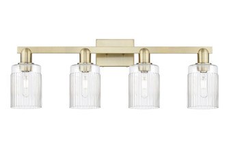 Arcadia Four Light Bath Vanity in Antique Brass (405|716-4W-AB-G342)
