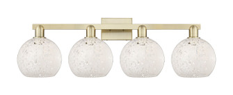 Arcadia Four Light Bath Vanity in Antique Brass (405|716-4W-AB-G1216-8WM)
