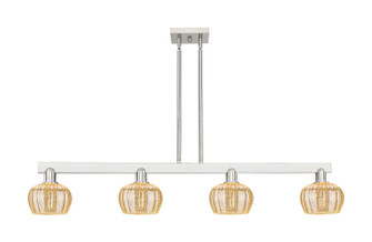 Arcadia Four Light Island Pendant in Brushed Satin Nickel (405|716-4I-SN-G96)