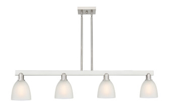 Arcadia Four Light Island Pendant in Brushed Satin Nickel (405|716-4I-SN-G381)