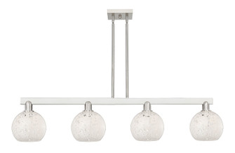 Arcadia Four Light Island Pendant in Brushed Satin Nickel (405|716-4I-SN-G1216-8WM)