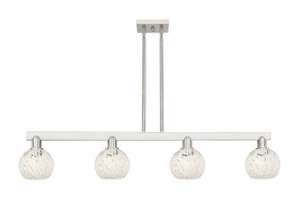 Arcadia Four Light Island Pendant in Brushed Satin Nickel (405|716-4I-SN-G1216-6WM)