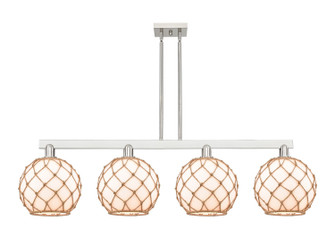 Arcadia Four Light Island Pendant in Brushed Satin Nickel (405|716-4I-SN-G121-10RB)