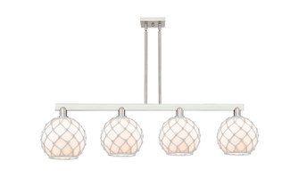 Arcadia Four Light Island Pendant in Brushed Satin Nickel (405|716-4I-SN-G121-10RW)