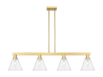 Arcadia Four Light Island Pendant in Satin Gold (405|716-4I-SG-GBC-84)