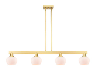 Arcadia Four Light Island Pendant in Satin Gold (405|716-4I-SG-G91)