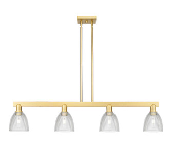 Arcadia Four Light Island Pendant in Satin Gold (405|716-4I-SG-G382)
