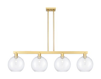 Arcadia Four Light Island Pendant in Satin Gold (405|716-4I-SG-G122-10)