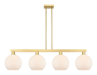 Arcadia Four Light Island Pendant in Satin Gold (405|716-4I-SG-G121-10)