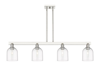 Arcadia Four Light Island Pendant in Polished Nickel (405|716-4I-PN-G558-6CL)