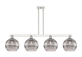 Arcadia Four Light Island Pendant in Polished Nickel (405|716-4I-PN-G556-10SM)