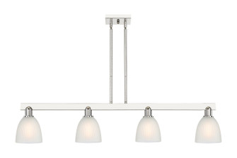 Arcadia Four Light Island Pendant in Polished Nickel (405|716-4I-PN-G381)