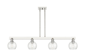 Arcadia Four Light Island Pendant in Polished Nickel (405|716-4I-PN-G124-6)