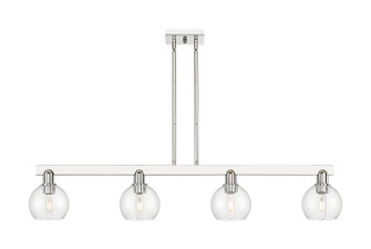 Arcadia Four Light Island Pendant in Polished Nickel (405|716-4I-PN-G122-6)